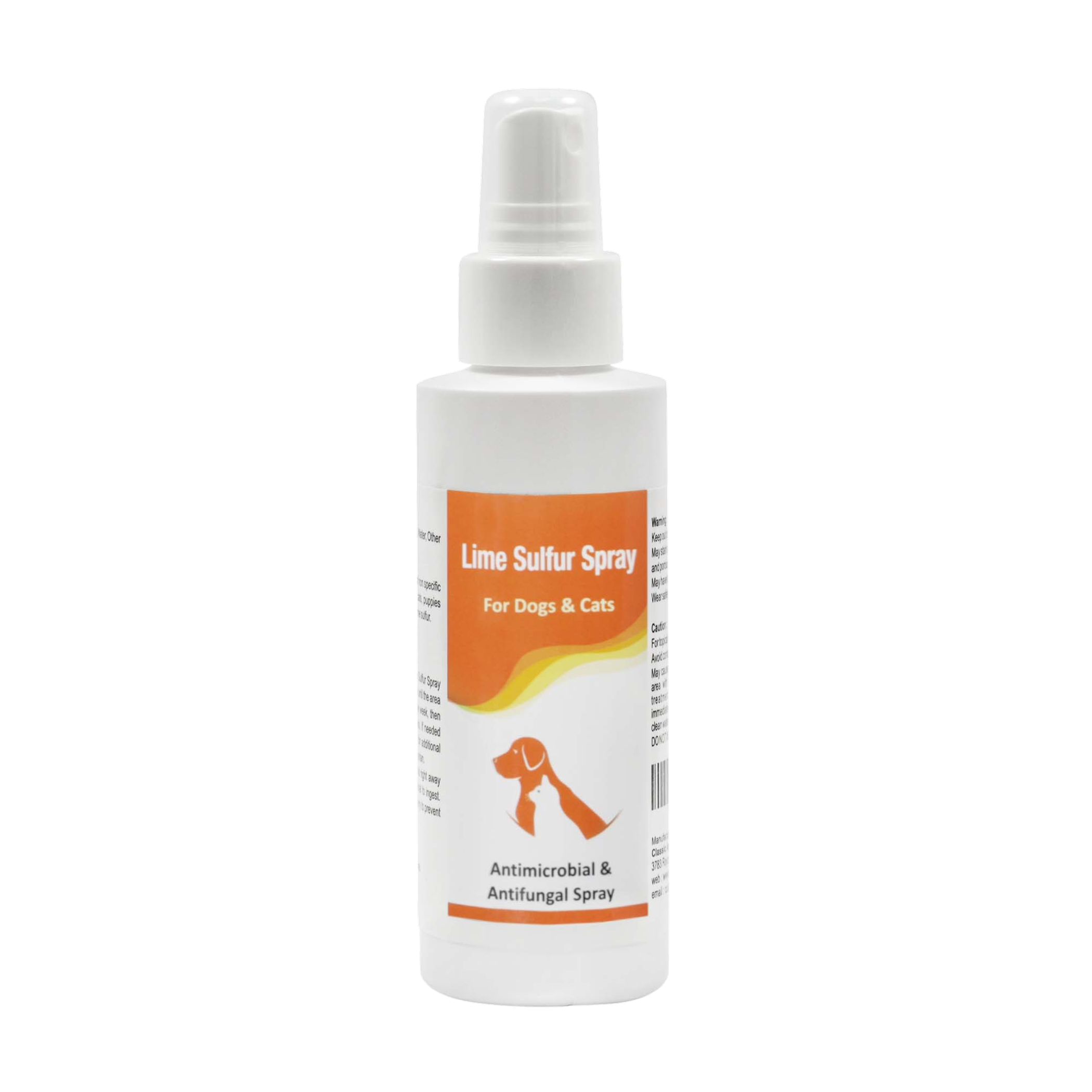 Classic's Lime Sulfur Spray Pet Care for Dry and Itchy Skin