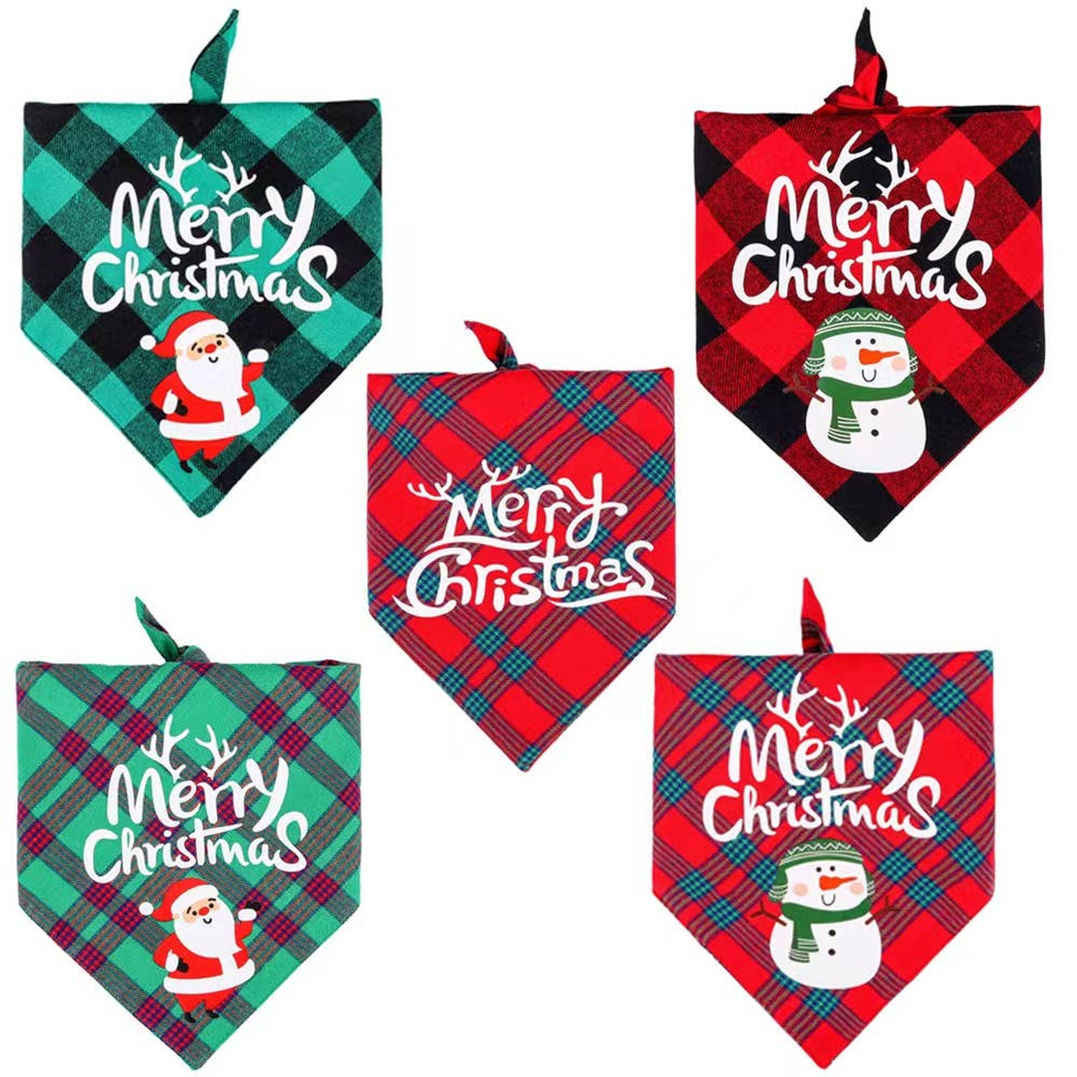 Merry Christmas Holiday - Dog/Cat Bandana