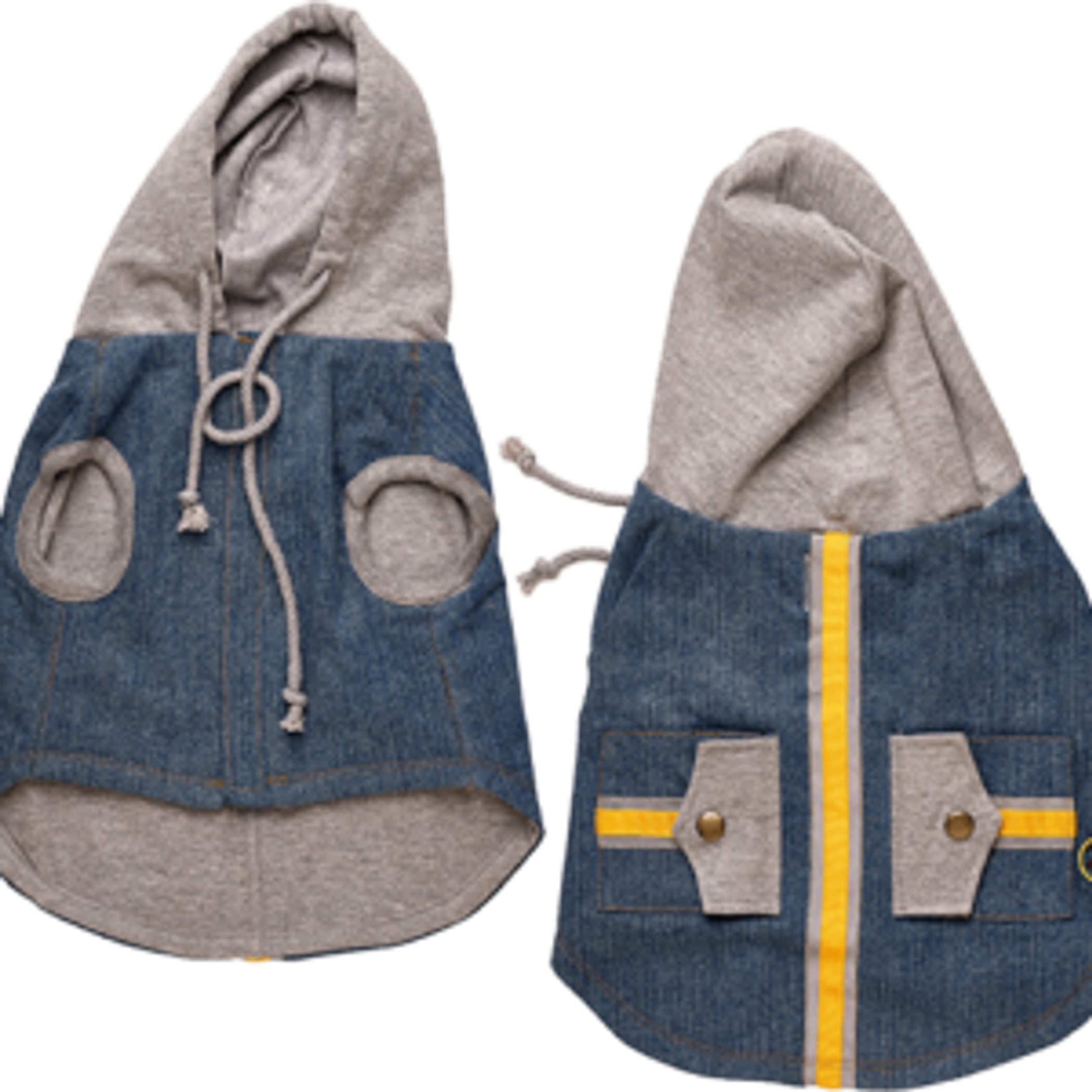 Denim Hoodie Vest