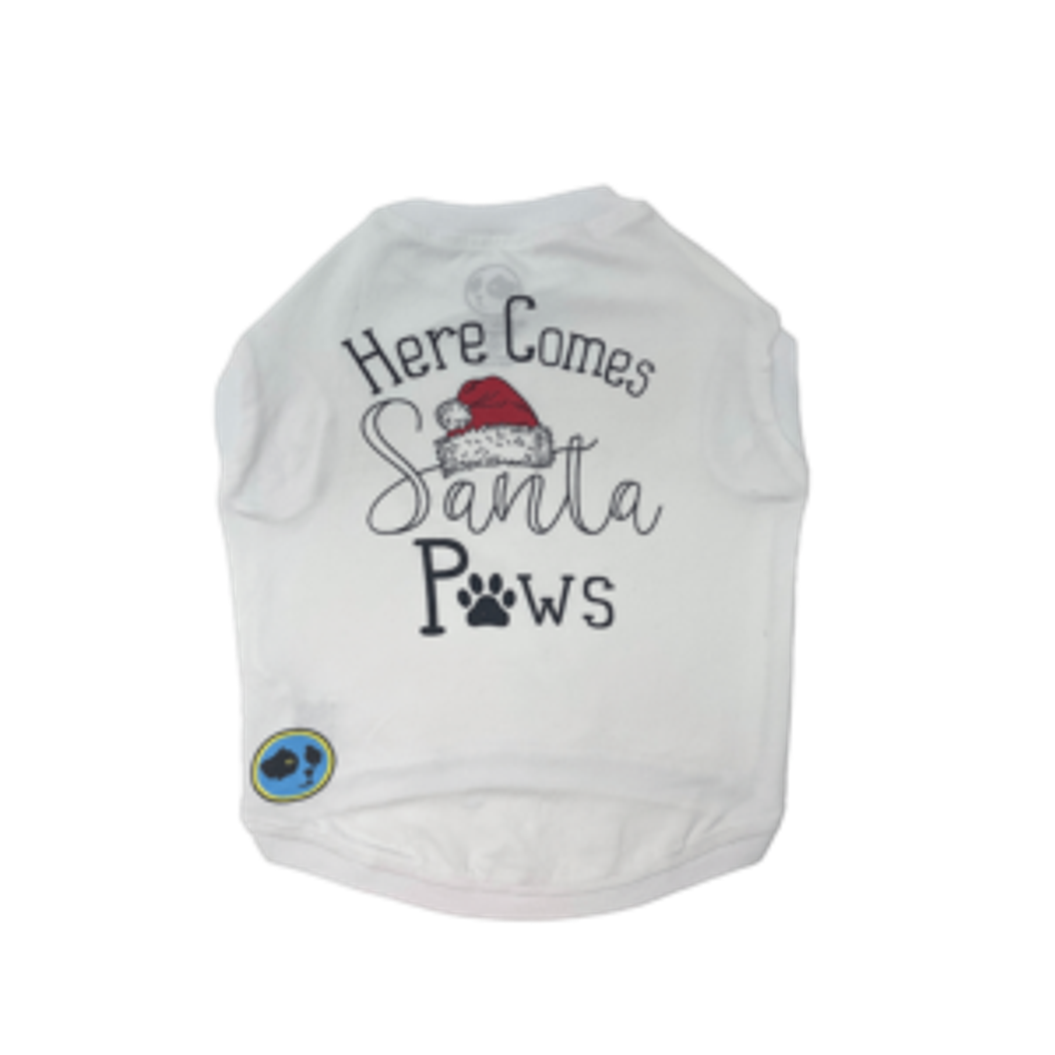 Jolly Jingles: The Santa Paws Tee for Posh Pooches!