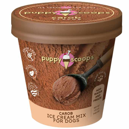 Puppy Cake Scoops Ice Cream Mix Carob Pint Large 4.65oz