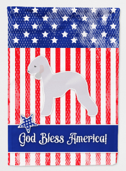 USA Patriotic Dog Breed Themed Flag Canvas