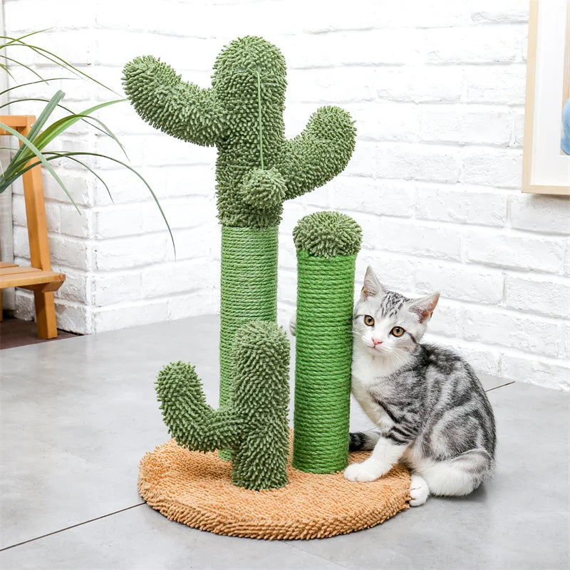 Cactus Cat Tree with Ball and Scratching Post