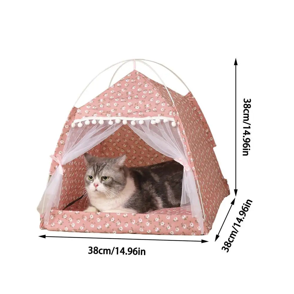 Semi-Enclosed Cat Tent