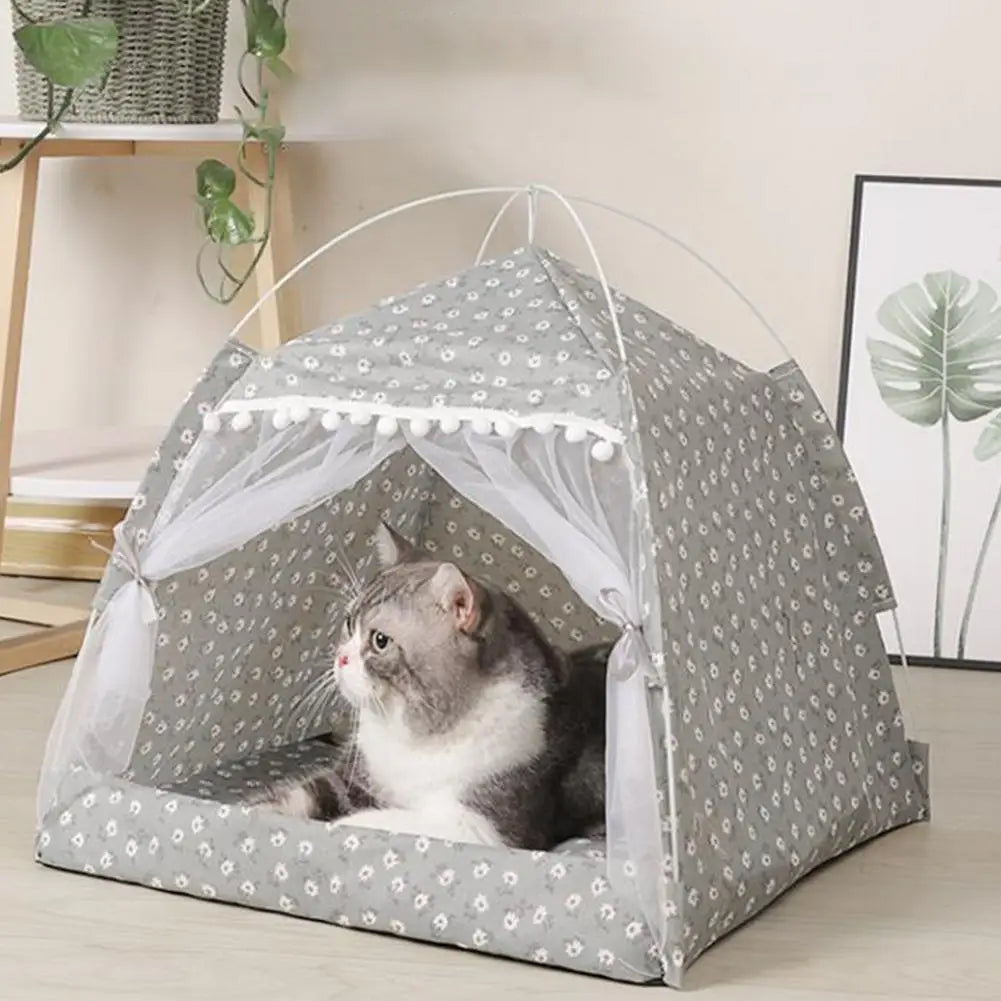 Semi-Enclosed Cat Tent