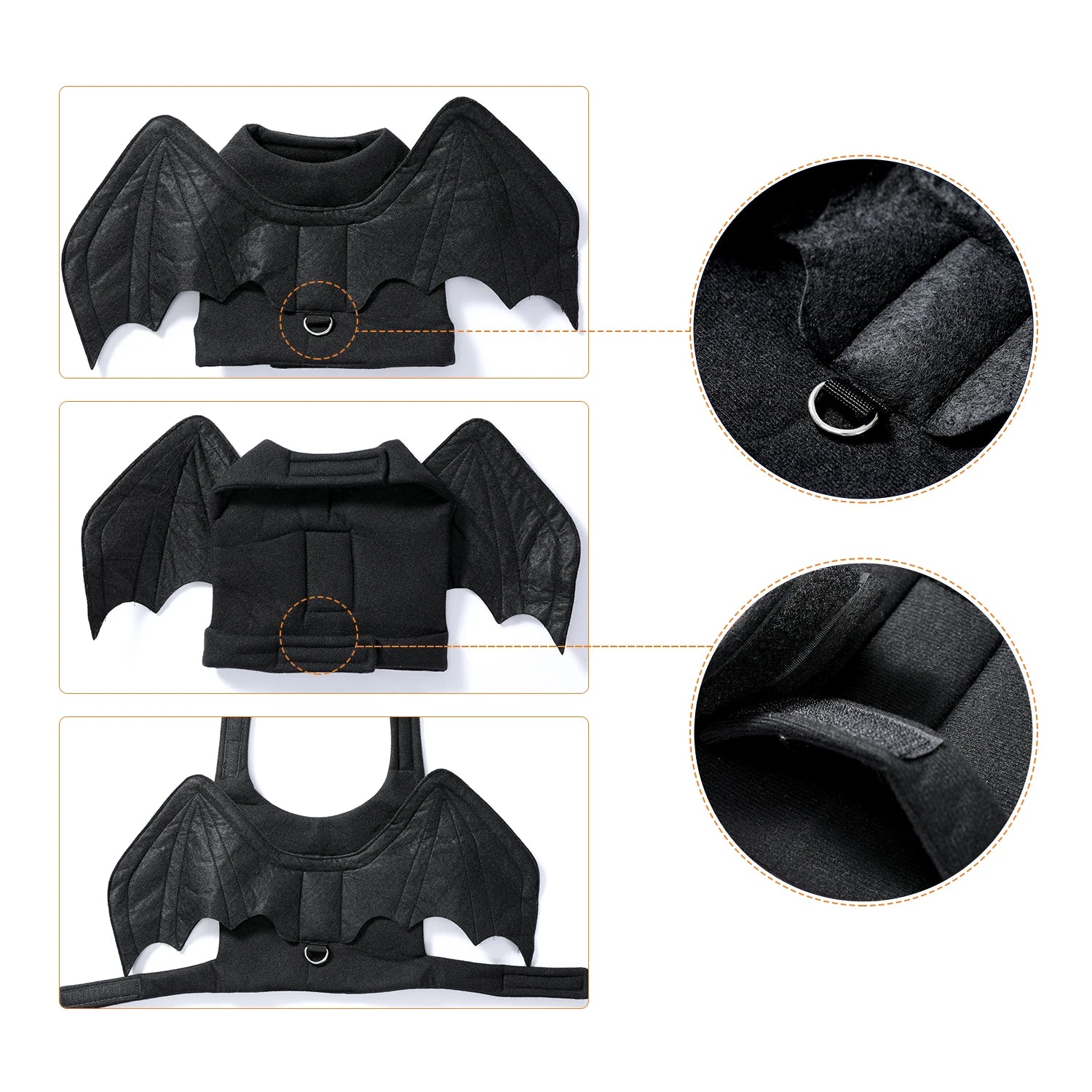 Halloween Bat Wings for Dogs and Cats