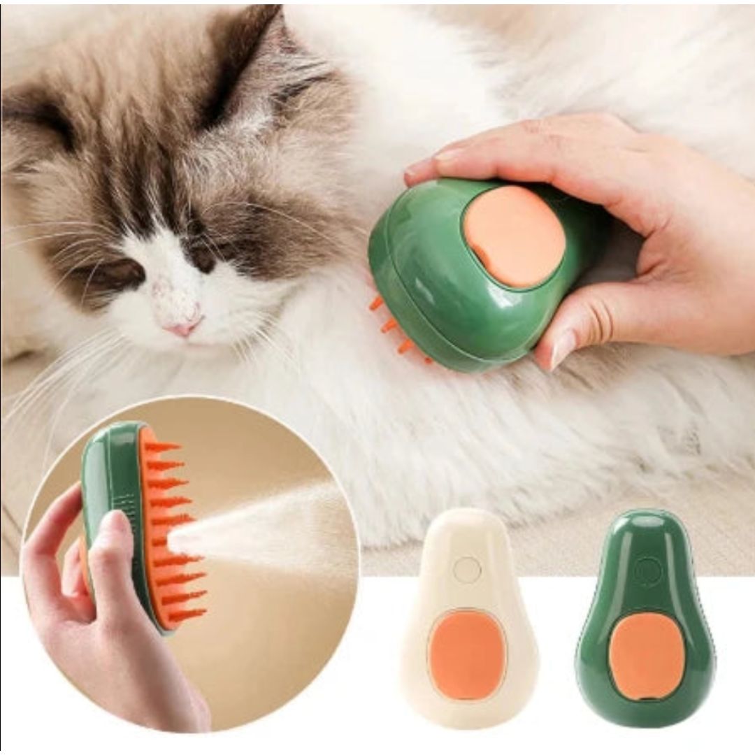 Pampered Pets Bazaar Kitty Brush With Steam