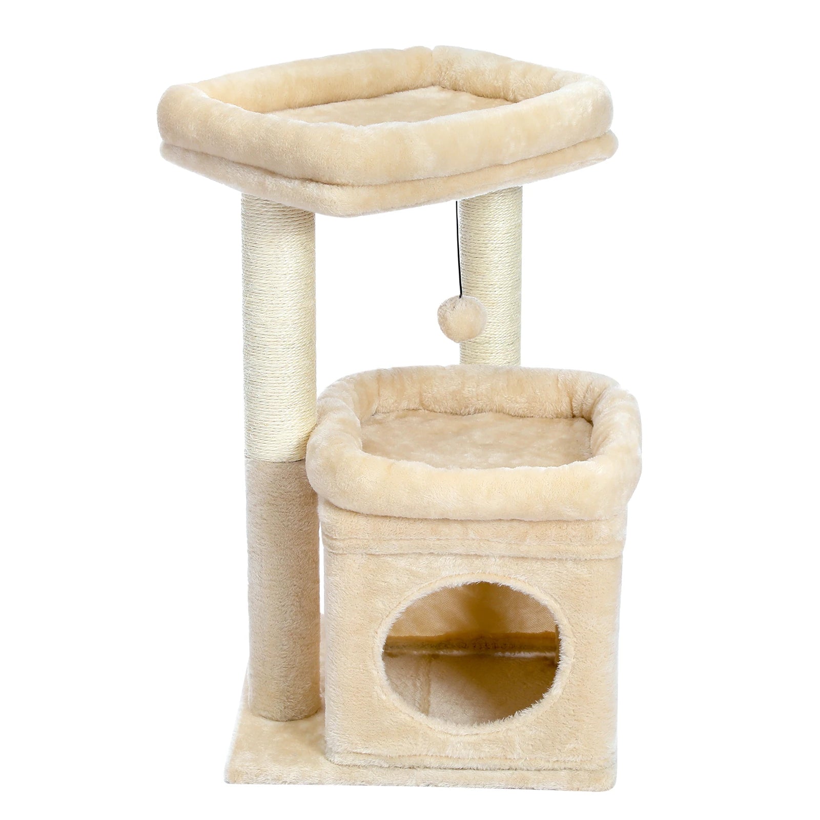 Cat Tower for Indoor Cats with Private Cozy Condo