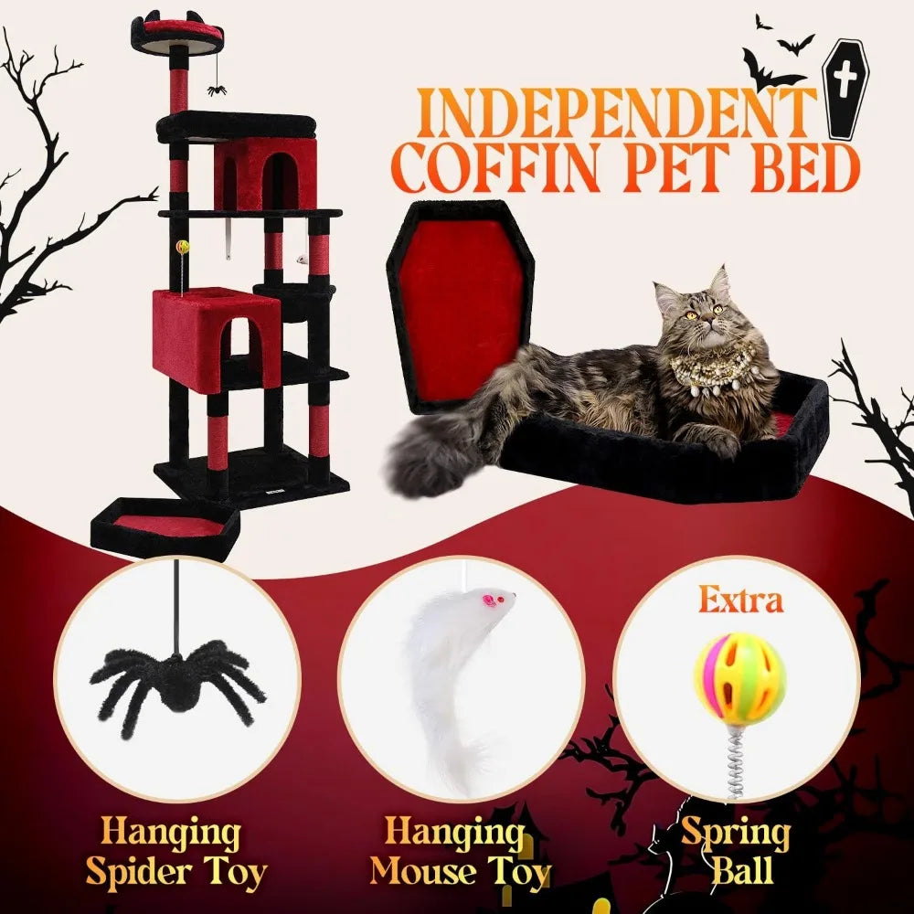 Gothic Cat Tree for Large Cats