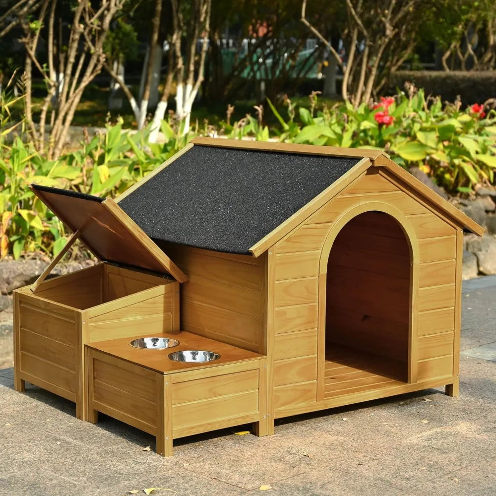 Large Outdoor Wooden Dog House