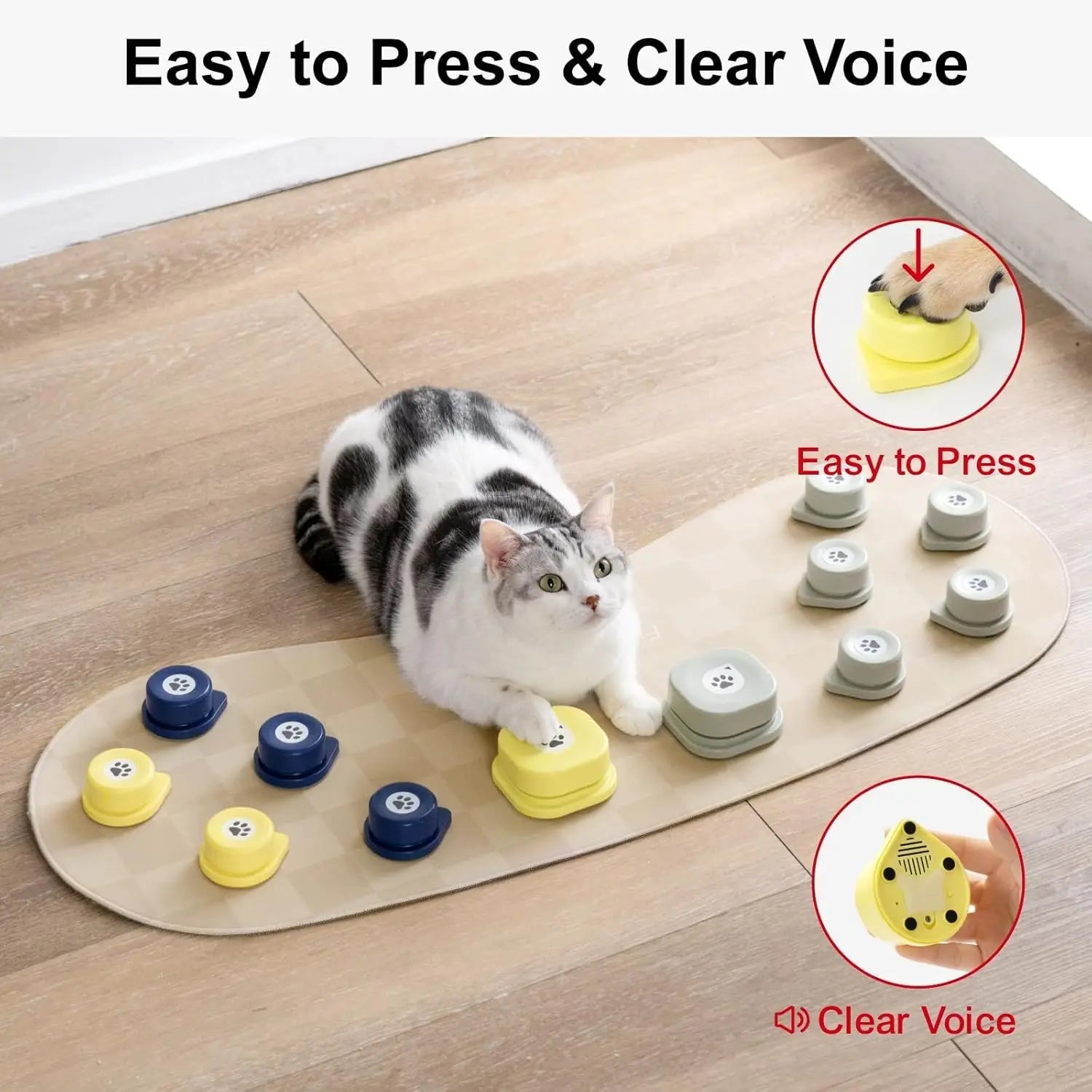 Talking Button Set To Train Dogs and Cats