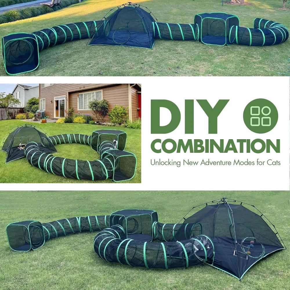 Outdoor Cat Play Tents and Tunnels-3 sizes