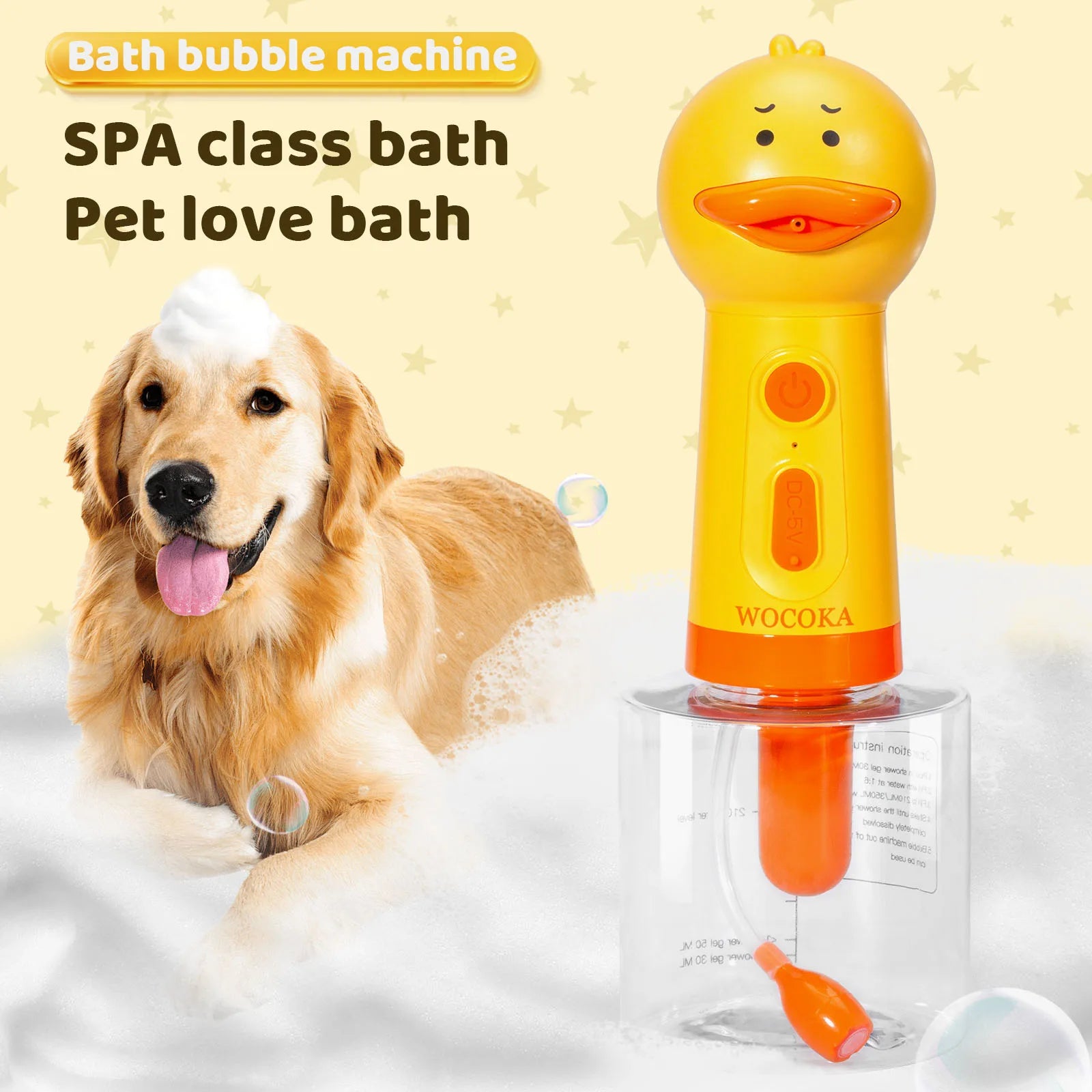 Fido’s Foamy Spa Day: The Electric Dog Cleaning Foam Machine!