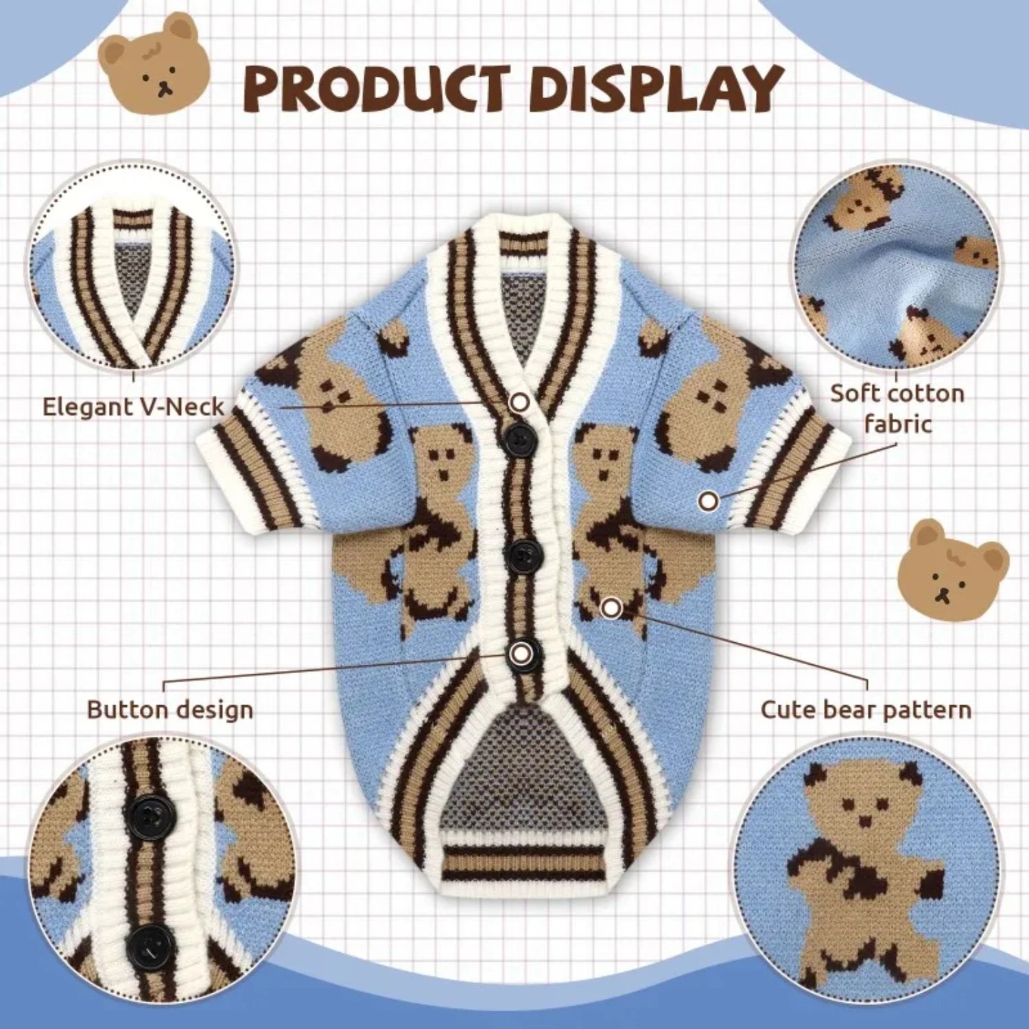 Elegant Dog Sweater For Your Pup