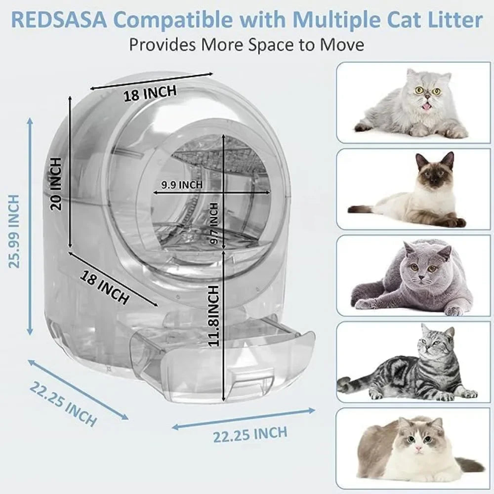 Smart Large Self Cleaning Litter Box