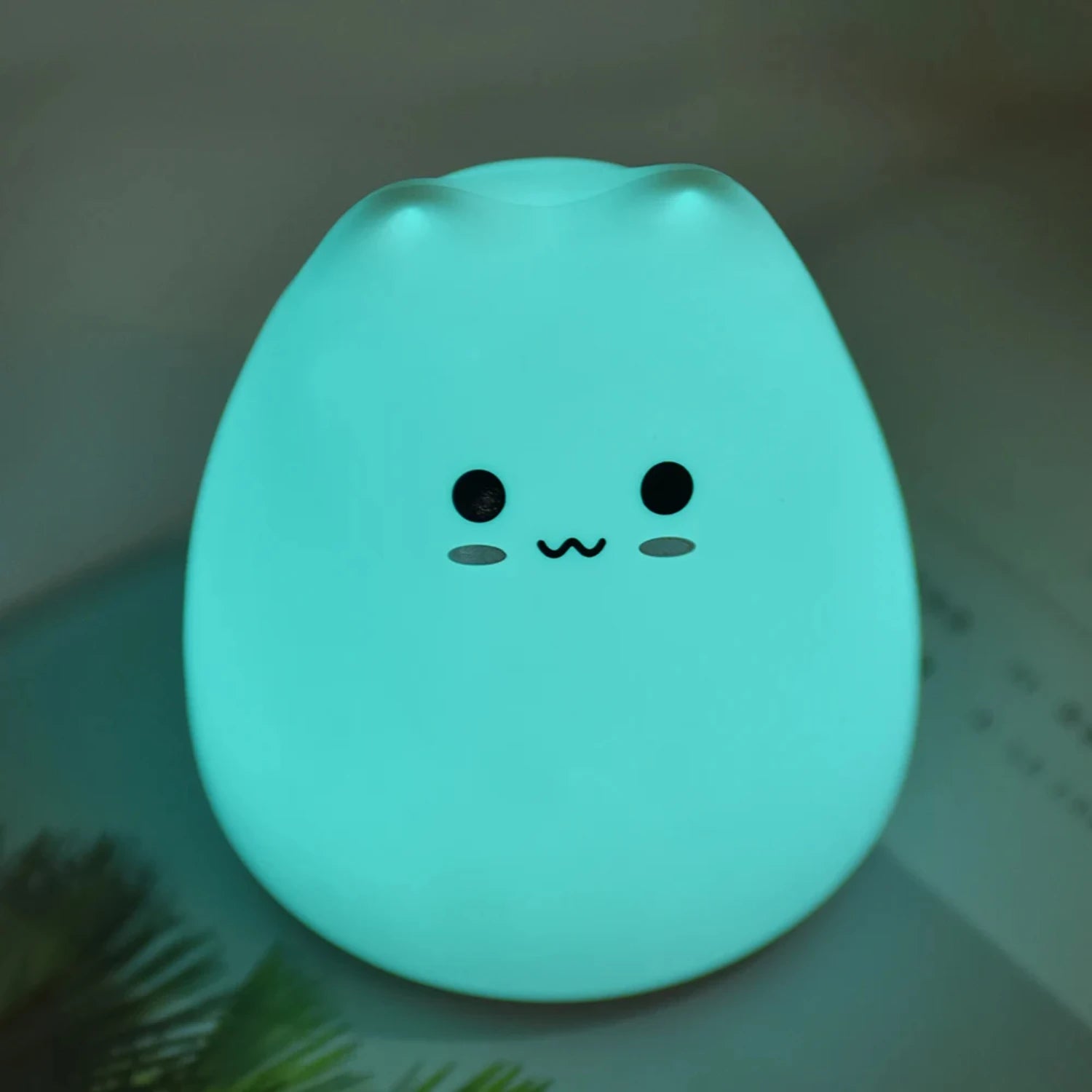 Soft Playful LED Cat Night Light