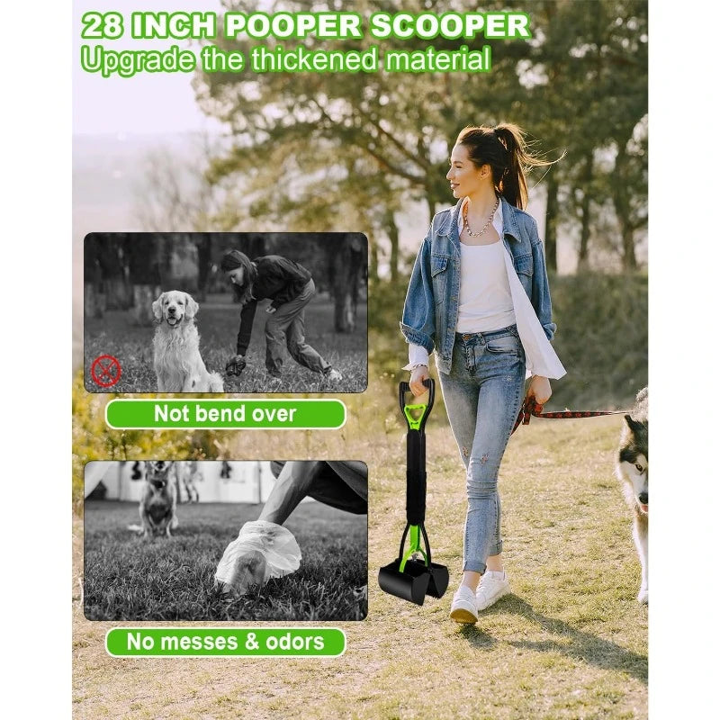 28" Pooper Scooper, Foldable with Unbreakable Material