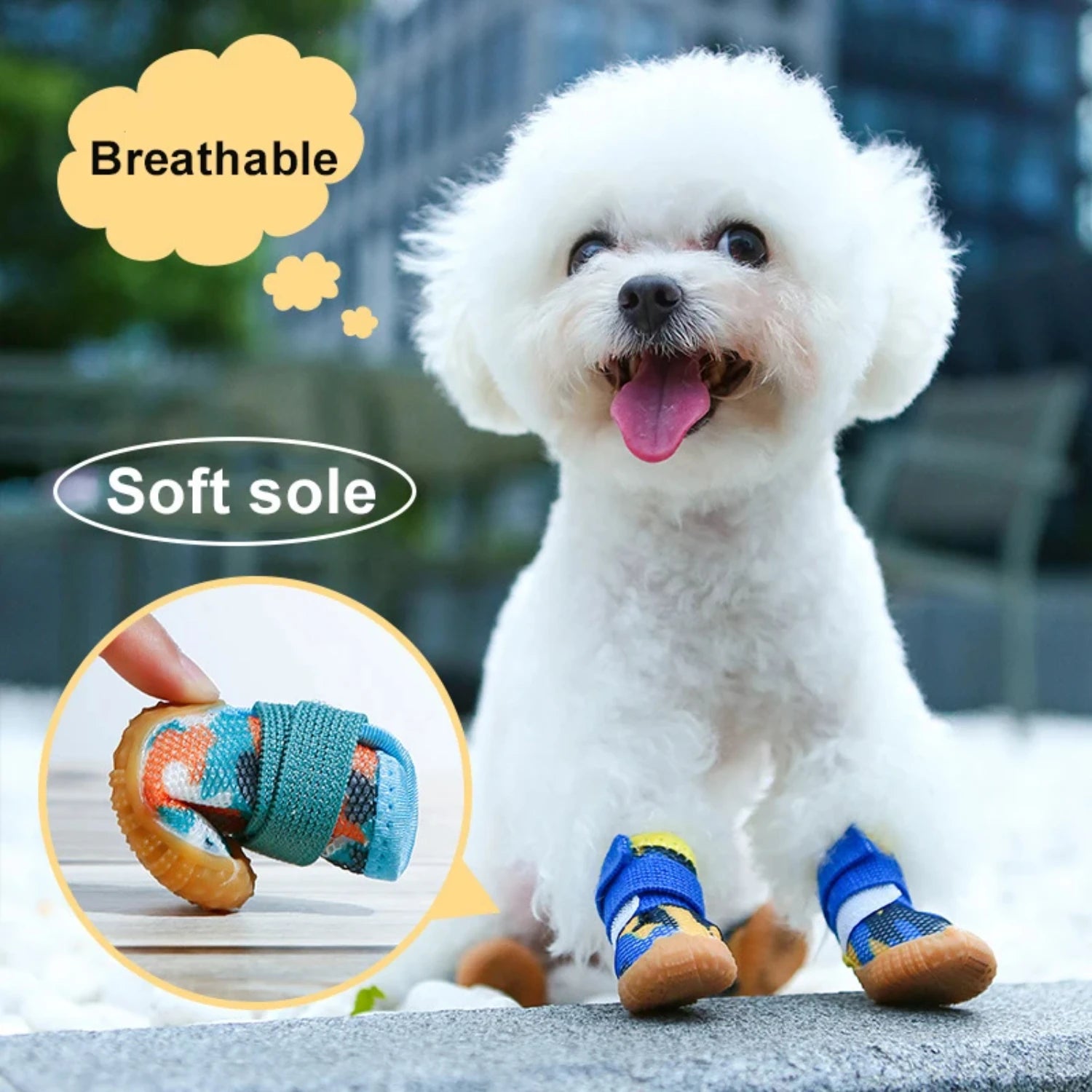 Anti-Slip Breathable Small Dog Boots