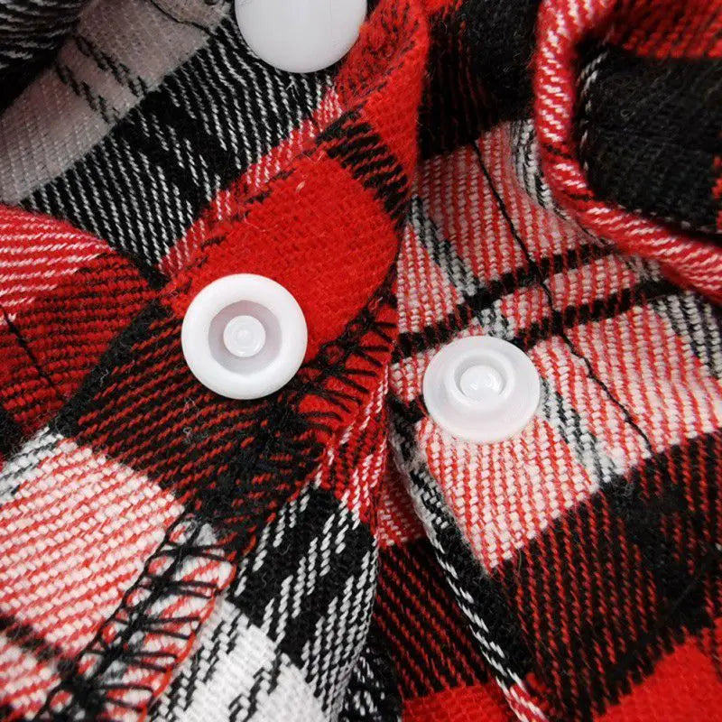 Pawsitively Dapper: The Aristocratic Plaid Pet Shirt for Posh Pooches and Kitties!