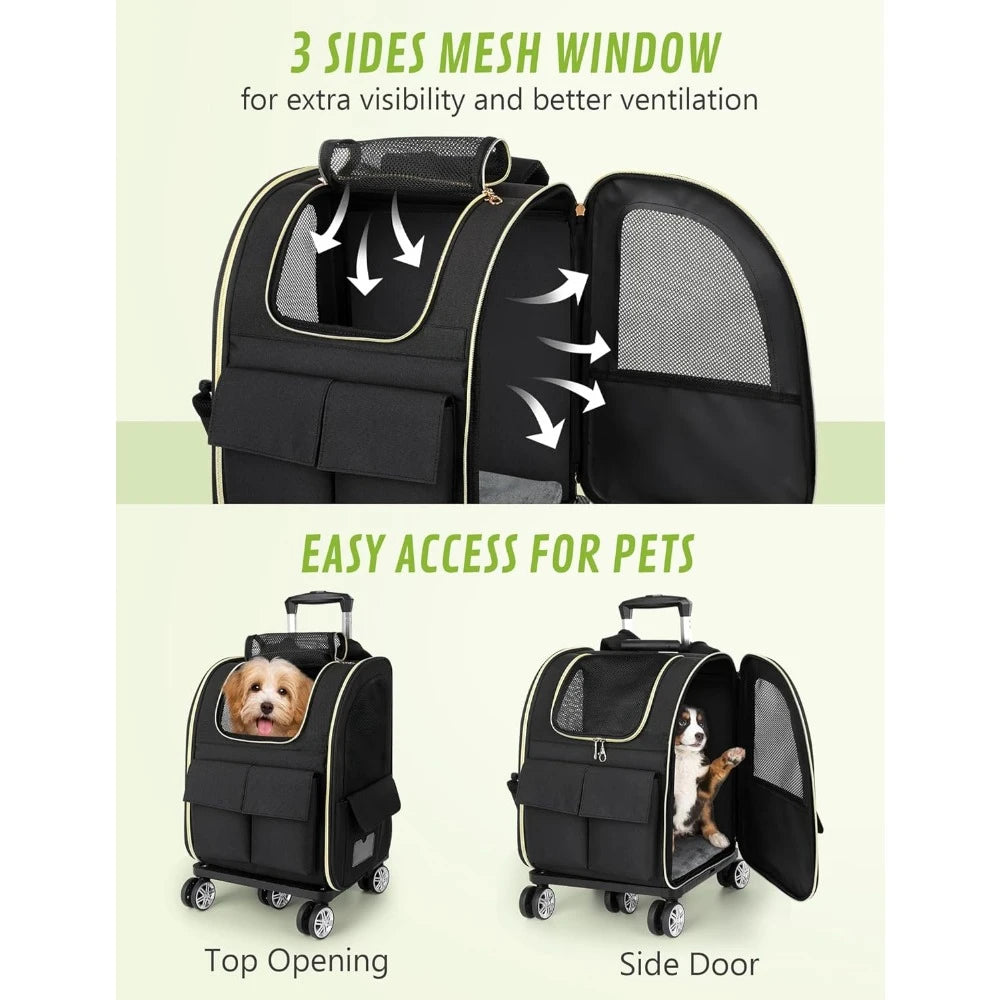 Large Rolling Pet Backpack - This is a REAL winner and going FAST!