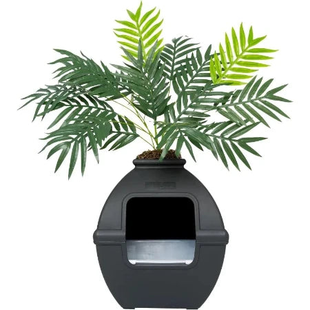 Cat Planter Hidden Litter Box with Reusable Liner Kit