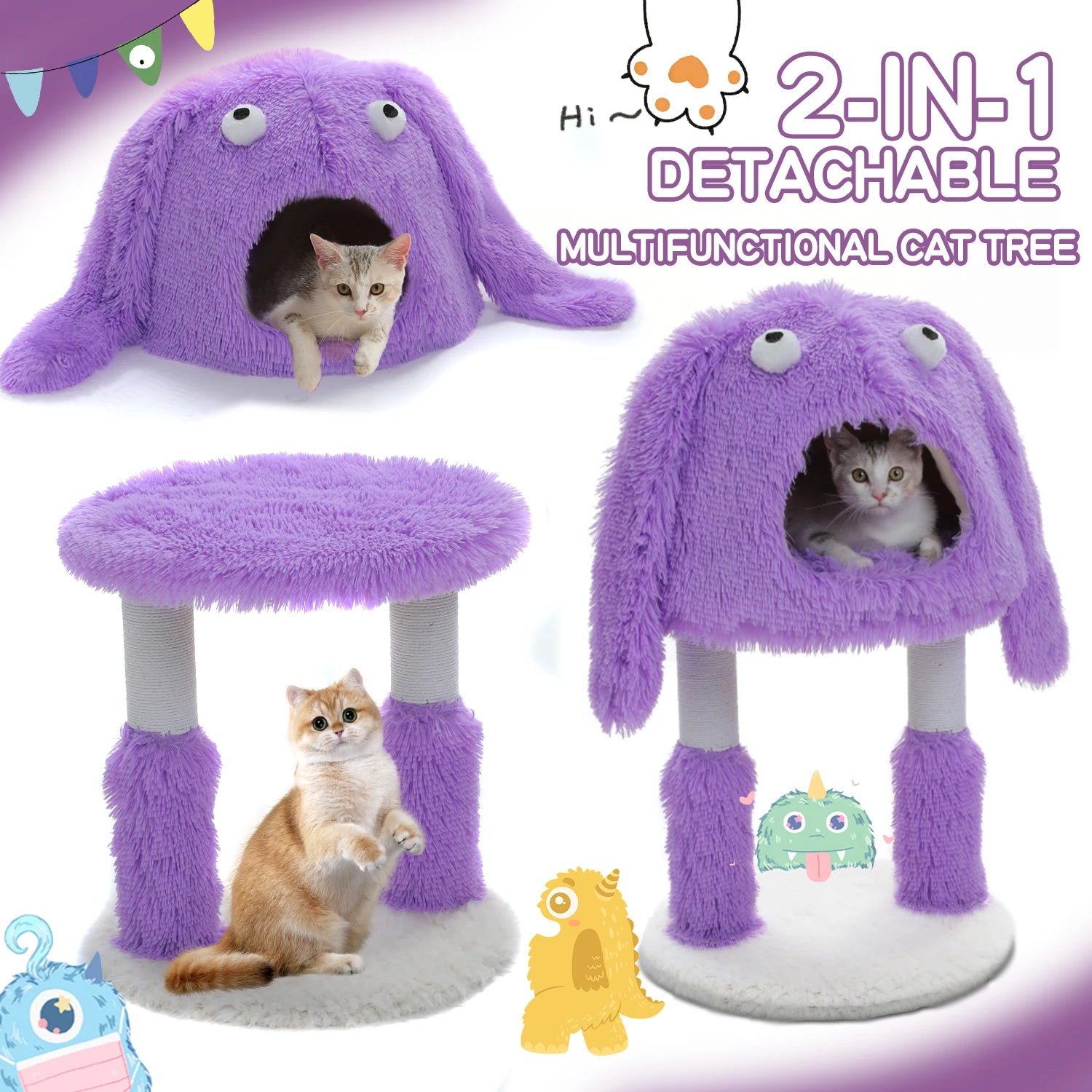 Monster Series Cat Tower