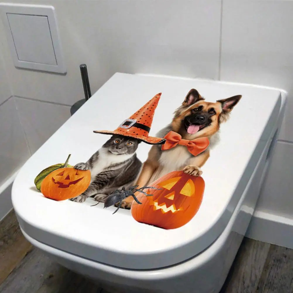 Halloween Themed Toilet Stickers