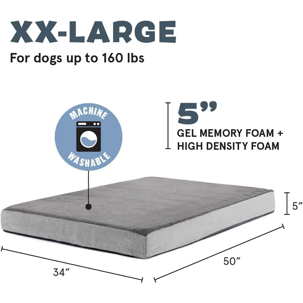 Orthopedic Memory Foam Mattress for Joint Relief-XXL