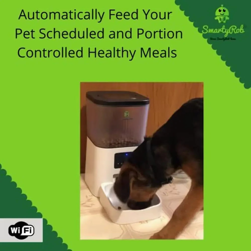 Automatic WiFi Pet Feeder with Remote Control Portion Timer