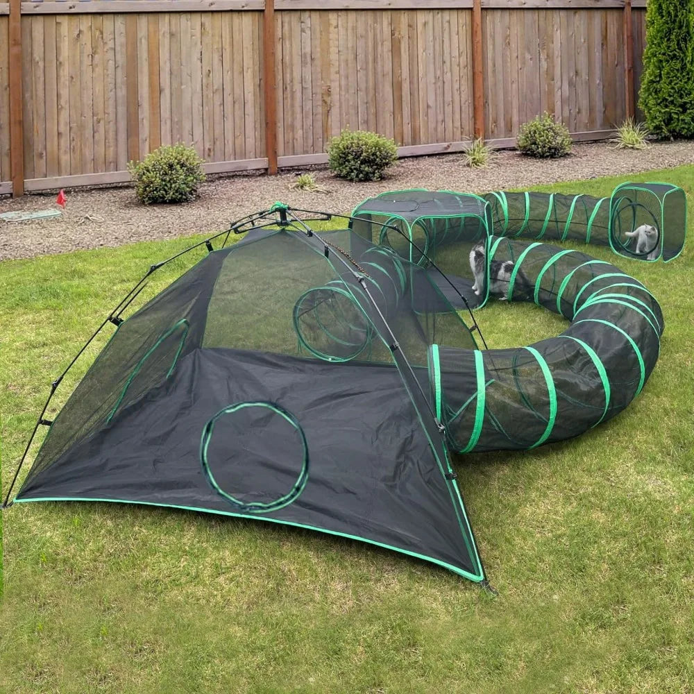 Outdoor Cat Play Tents and Tunnels-3 sizes