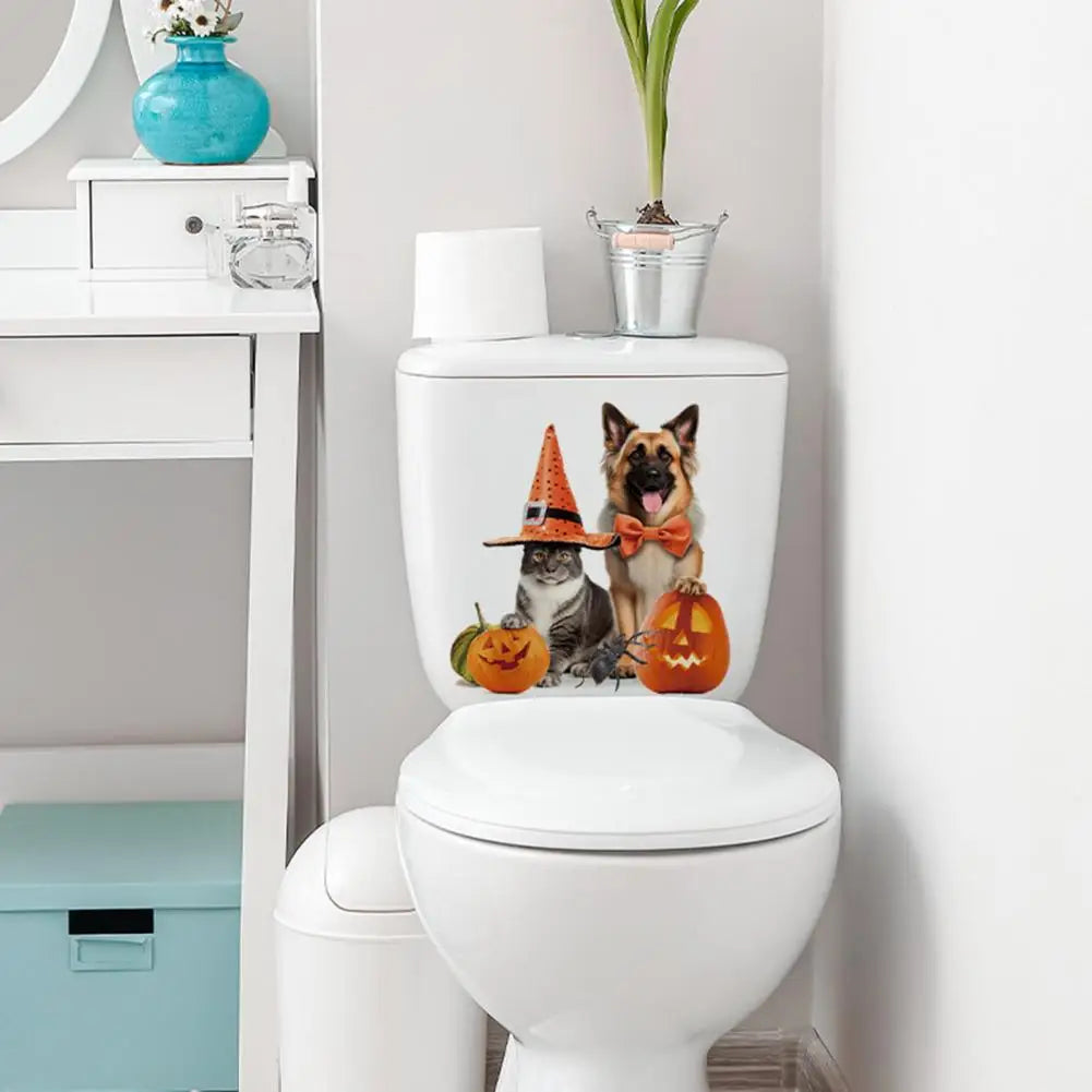 Halloween Themed Toilet Stickers