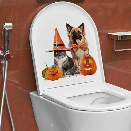 Halloween Themed Toilet Stickers