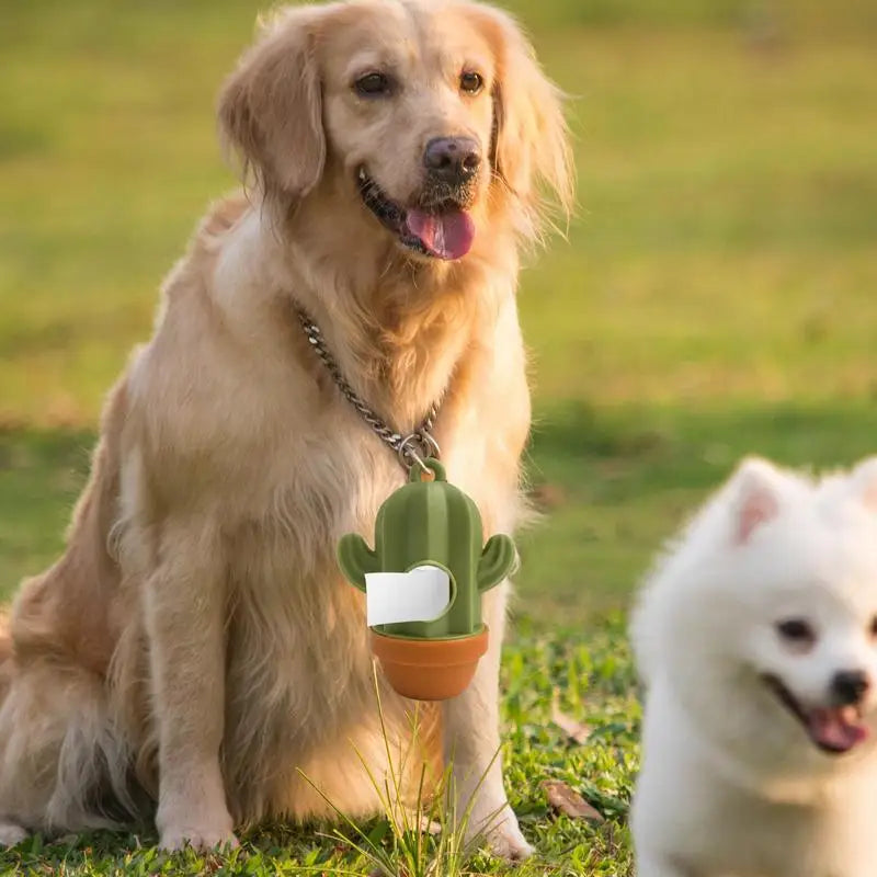 Pawsitively Prickly: The Cactus Poop Bag Dispenser!