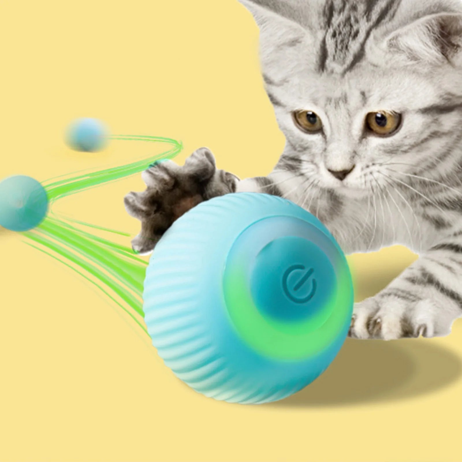 Whiskers' Whirling Wonder: The Smart Rolling Ball Adventure!