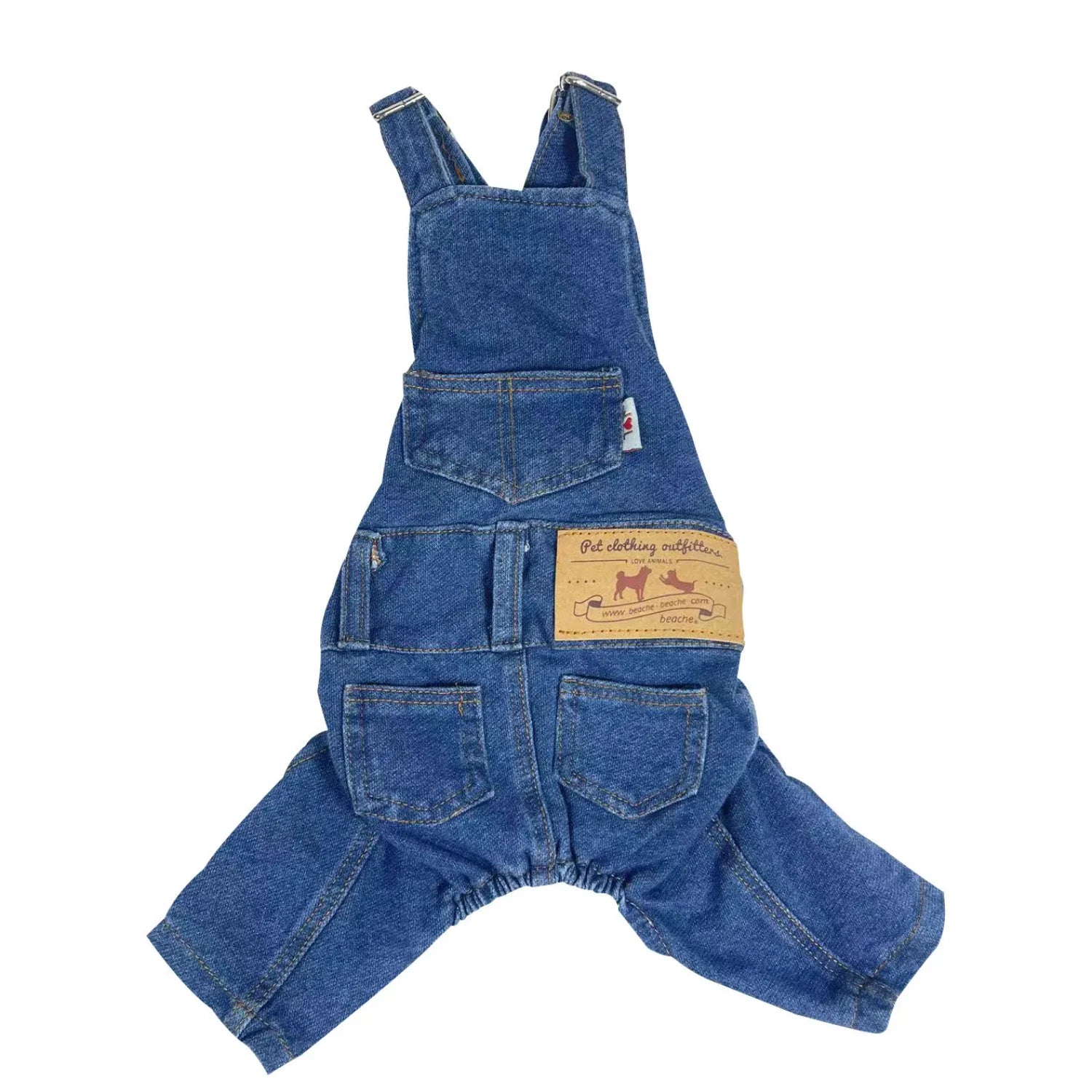 Soft Fashionable Jean Overalls for Dogs