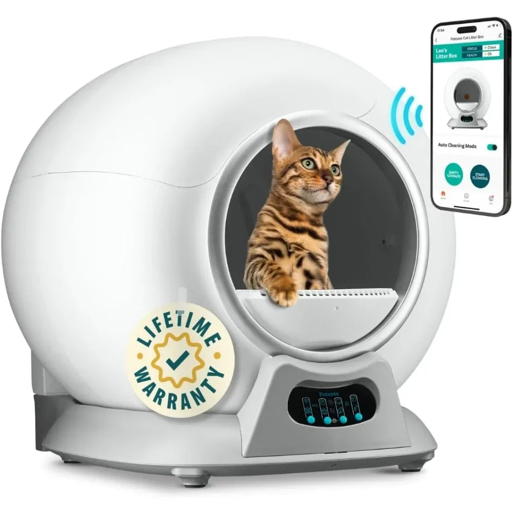 Self-Cleaning Smart Cat Litter Box