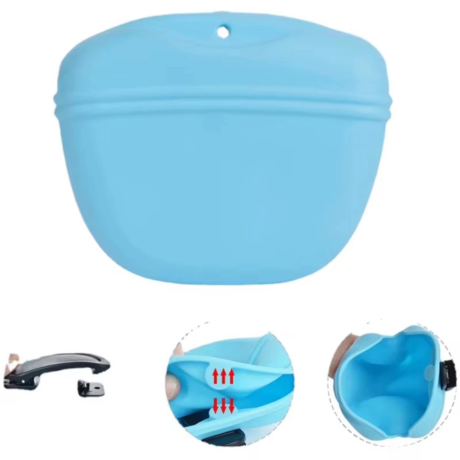 Silicone Portable Feeder Pouch, Great For Your Doggie's Treats