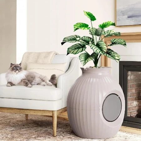 Feline Flora: The Purrfect Litter Box Planter