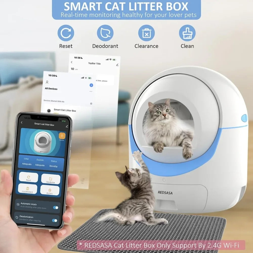 Smart Large Self Cleaning Litter Box