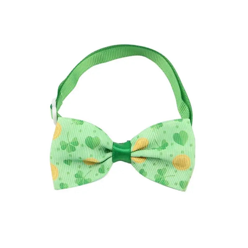 "Get Your Pup in the Luck of the Irish: Bowties for Barking Shamrock Shenanigans!"