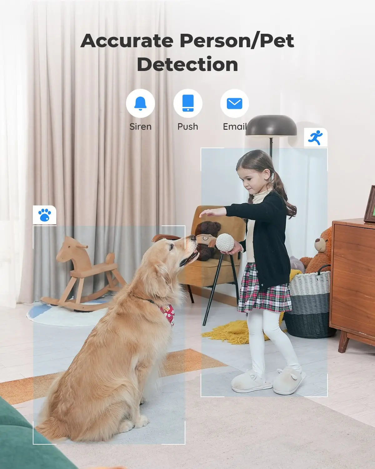 Reolink Pet Detection Camera 2.4G/5G WiFi