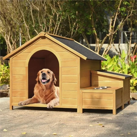 Large Outdoor Wooden Dog House