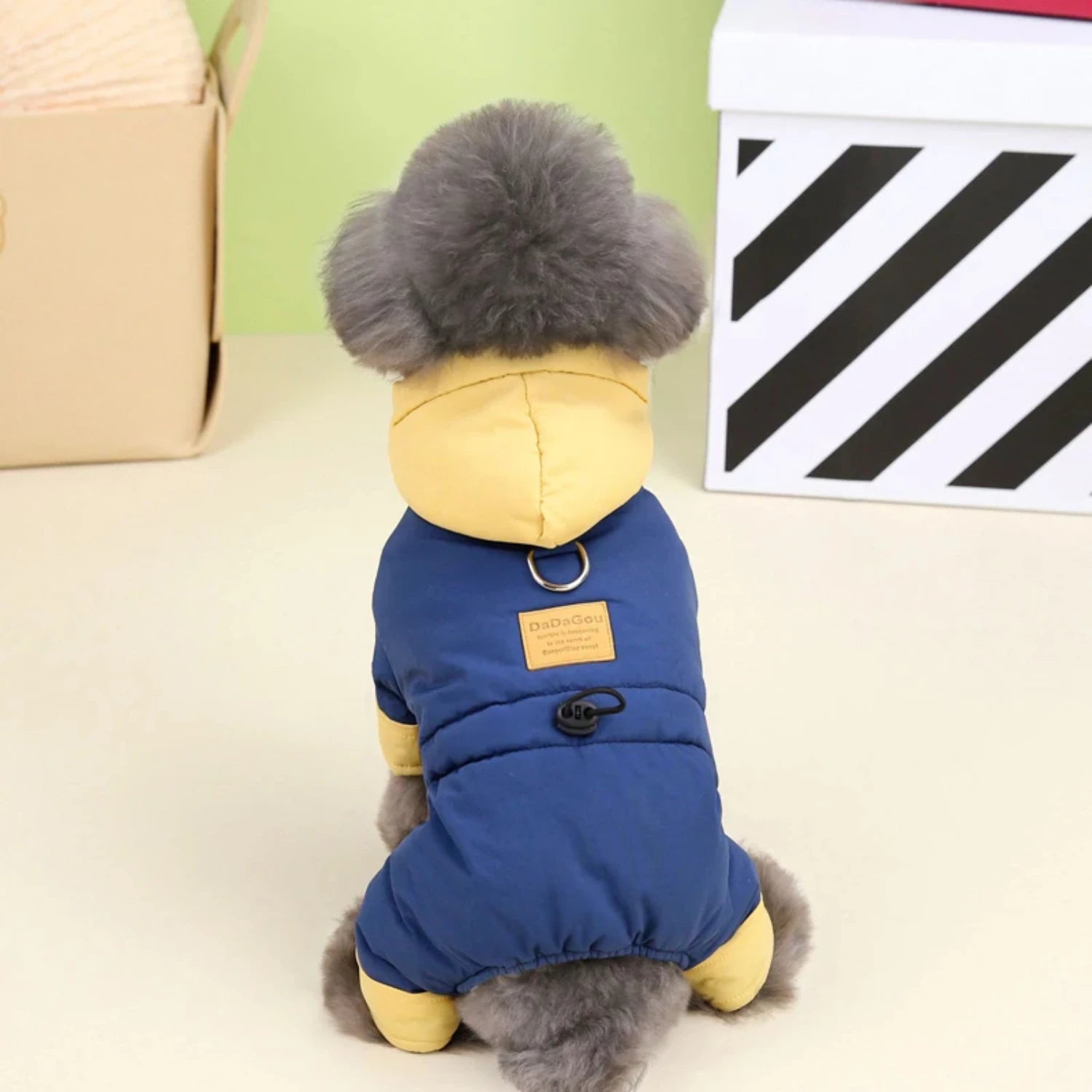 Comfortable Overall and Jacket Jumpsuit for Small Dogs