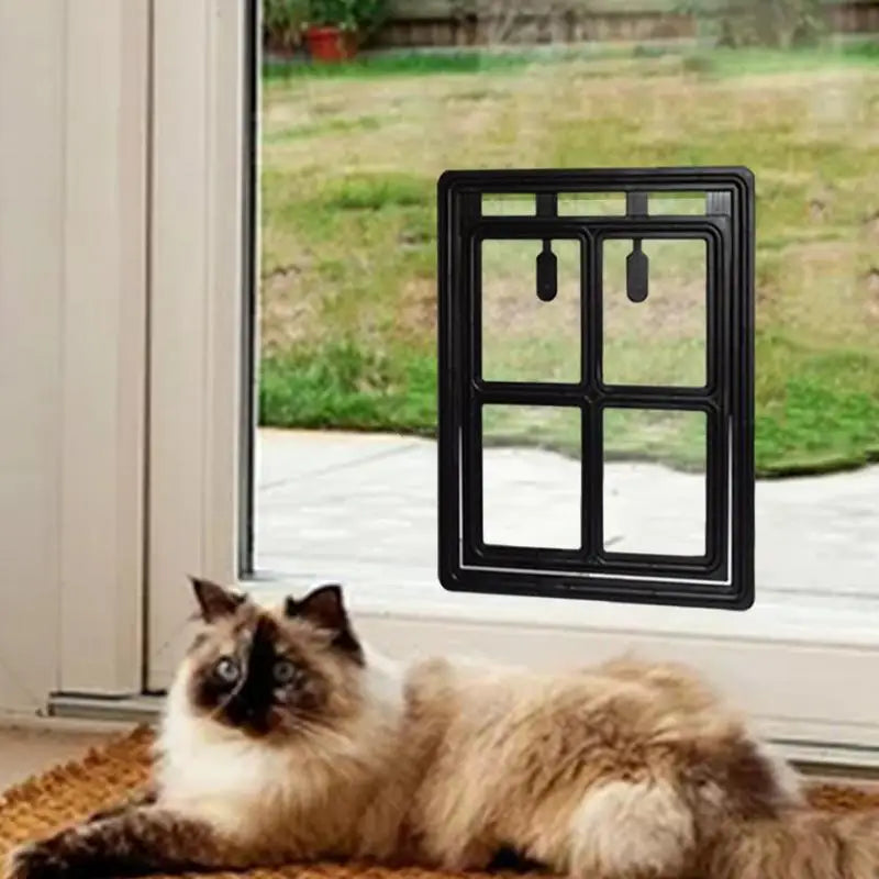 Pet Door With Magnetic Closure For Dogs and Cats