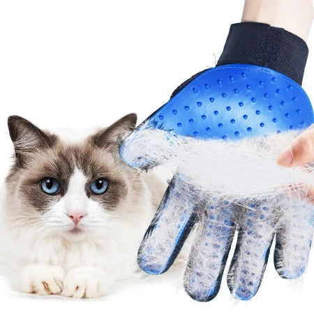 Fur-tastic Grooming Go-Go Glove: A Stylish Solution for Scrub-a-Dub-Dogs and Purr-fectly Pampered Pussycats!