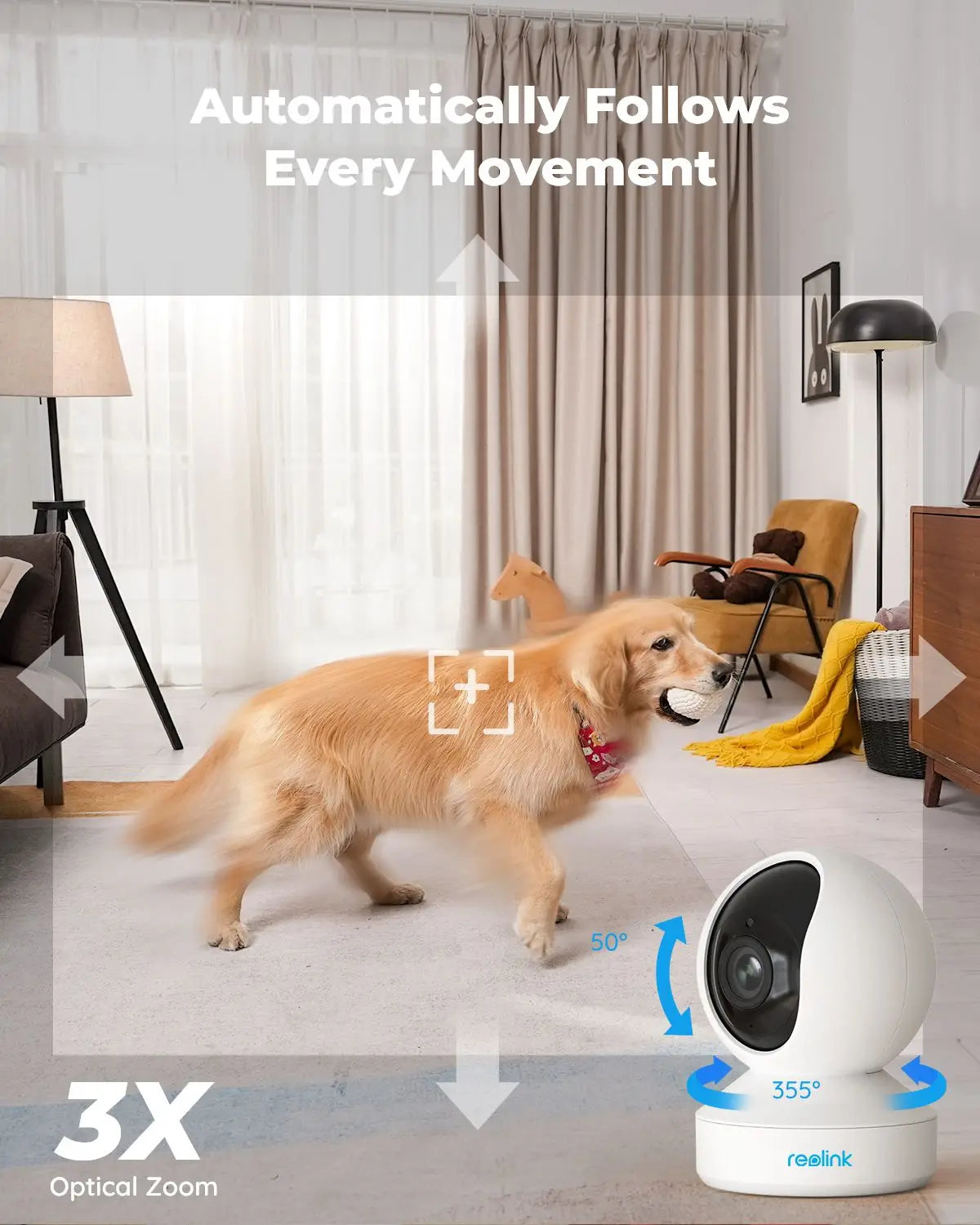 Reolink Pet Detection Camera 2.4G/5G WiFi