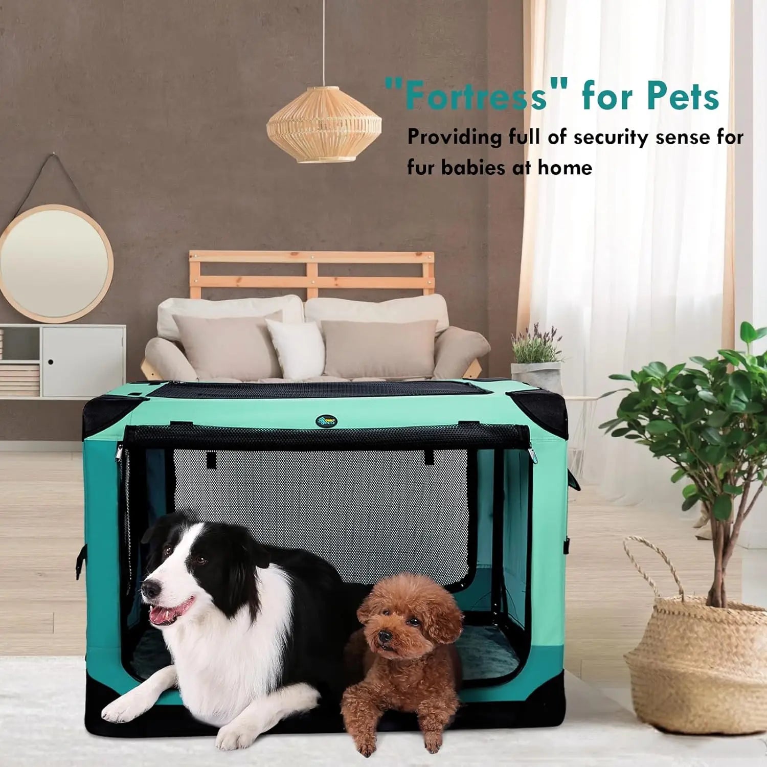 42-inch Portable Crate for Large Dogs-LIMITED QUANTITY!