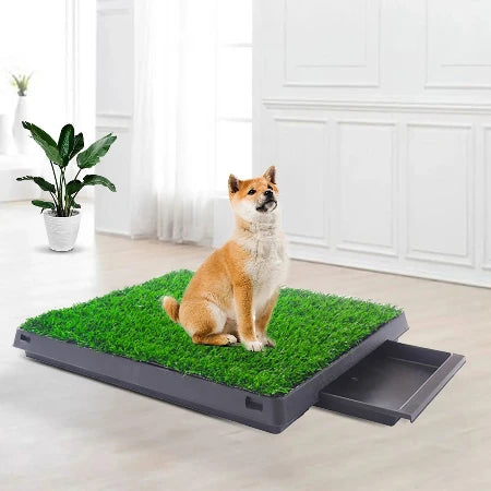 2 PCS Realistic Artificial Grass Rug for Pet Potty Training