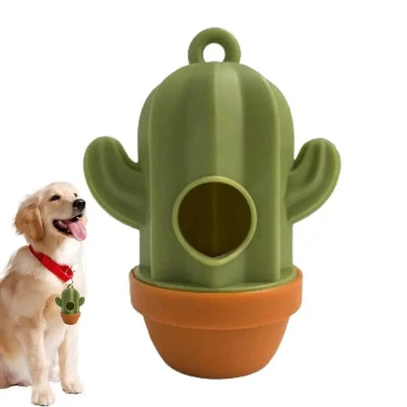 Pawsitively Prickly: The Cactus Poop Bag Dispenser!