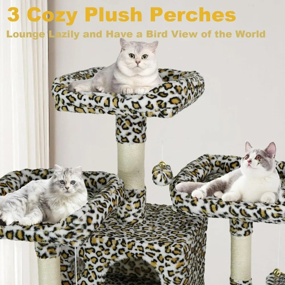 Large Cat Tree with Perches for Large Cats